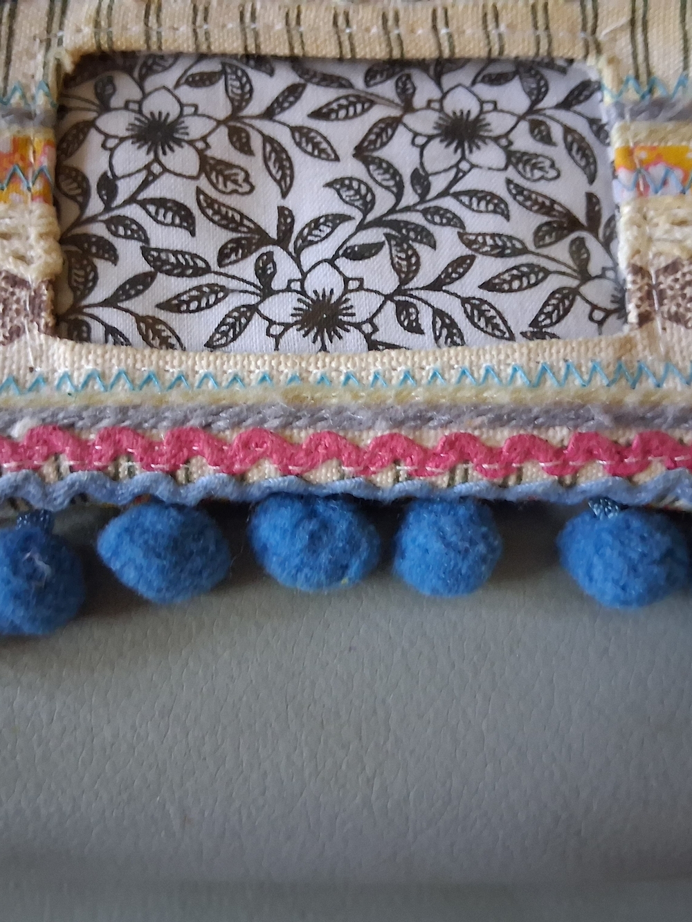 Natural Life Embroidered Keychain Pouch - Picture 7 of 9